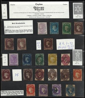 */gestempelt/Poststück - Sammlung Asiatische Staaten inkl. China, - Stamps