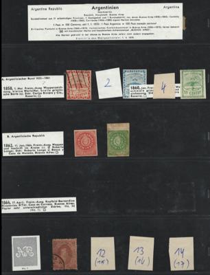 */gestempelt/Poststück - Sammlung Mittel- und Südamerika, - Stamps