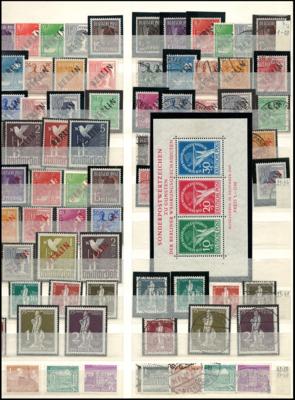 **/gestempelt - Reichh. Sammlung Berlin 1948/1990 - meist ** und gestempelt gesammelt, - Stamps