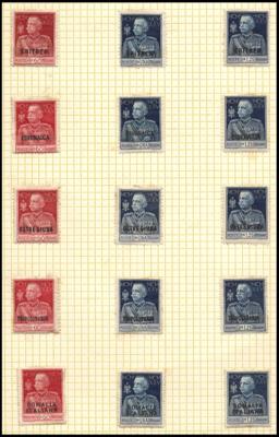 */gestempelt - Sammlung Italien u. etwas Kolonien, - Briefmarken und Ansichtskarten