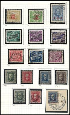 .gestempelt - Sammlung Tschechosl. ab 1918 mit Dubl., - Stamps