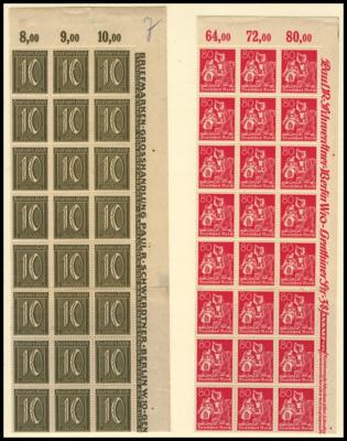 **/*/(*) - Partie D.Reich ab 1872 meist 1920er mit Farbnuancen, - Stamps