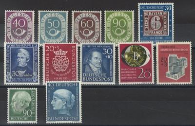 **/* - Sammlung BRD 1949/1959, - Briefmarken und Ansichtskarten