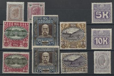 */**/(*) - Sammlung Österr. Monarchie ab 1863, - Briefmarken und Ansichtskarten