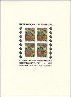 ** - Senegal Block Nr. 34/36 (HUNDERTWASSER), - Stamps