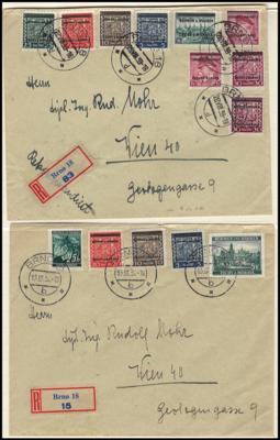 Poststück/Briefstück/**/*/gestempelt - Sammlung Böhmen u. Mähren mit ein klein wenig Sudetenland, - Stamps