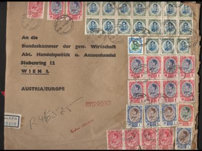 Poststück/Briefstück - Partie Poststücke Übersee u. Europa, - Stamps