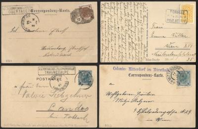 Poststück/Briefstück - Reichh. Partie POSTABLAGEN Österr. ab Monarchie incl. "Ostmark", - Briefmarken und Ansichtskarten