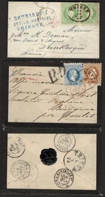 Poststück - Österr. Monarchiem Partie Poststücke Ausg. 1867, - Stamps