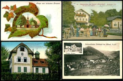 Poststück - Partie AK Bezirk Baden u.a. mit Hernstein - Raisenmarkt - Traiskirchen - Pottendorf etc., - Briefmarken und Ansichtskarten