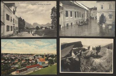 Poststück - Partie AK div. Österr. u.a. Steyr - Briefmarken und Ansichtskarten