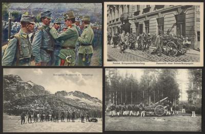 Poststück - Partie Militär - Motivkarten - Francobolli