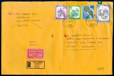 Poststück - Partie UNO Einsätze Liberia 2005 bzw. Naher Osten, - Stamps
