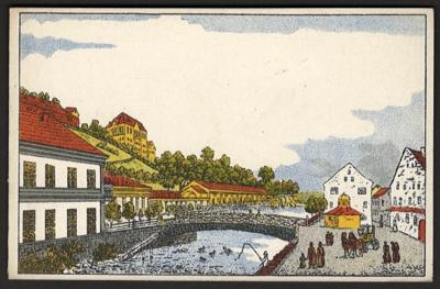Poststück - Wiener Werkstätte - Karte Nr. 195, - Známky