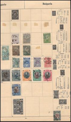 */gestempelt/Poststück - Alte Restsammlung europa u. Überss, - Briefmarken und Ansichtskarten
