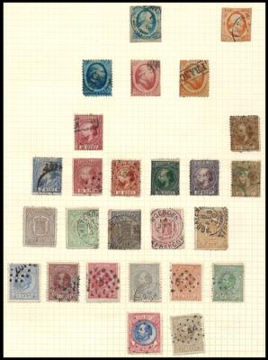 */gestempelt - Sammlung ältere Niederlande ab I. Ausg. meist gute Erh., - Francobolli e cartoline
