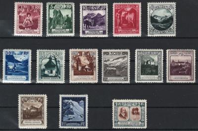 * - Liechtenstein Nr. 94/107, - Stamps and postcards