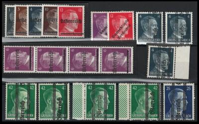 **/* Österr. 1945 - Grazer Aushilfasugabe 4 Pfg., - Briefmarken und Ansichtskarten