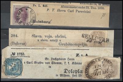 Briefstück - Österr. Nr. 6 I, - Briefmarken und Ansichtskarten