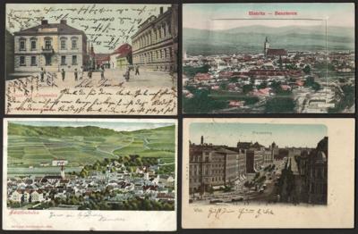 Poststück - Partie AK österr. u. Ausland LangenloisLeporellokarte Bistritz - Mariazell etc., - Stamps and postcards