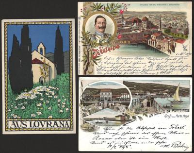 Poststück - Partie alte Ansichtskarten Österr., - Briefmarken und Ansichtskarten