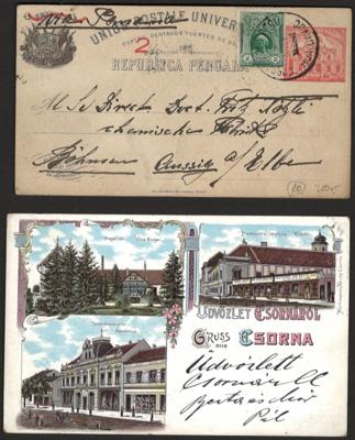 Poststück - Partie Belege meist Europa, - Briefmarken und Ansichtskarten