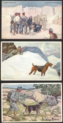 Poststück - Partie Österr. Motiv - u. Ansichtskarten aus der Zeit na ch 1900, - Briefmarken und Ansichtskarten