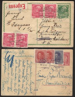Poststück - Reichh. Ganzsachensammlung - Briefmarken und Ansichtskarten