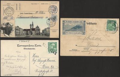 Poststück - Reichh. Partie Monarchie-Ansichtskarten Niederösterreich + etwas Südmähren, - Briefmarken und Ansichtskarten