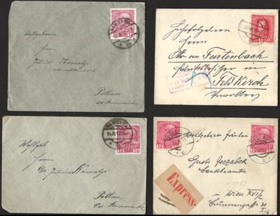Poststück - Reichh. Partie Monarchie-Belege, - Známky a pohlednice
