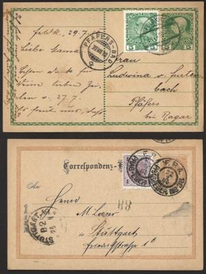 Poststück - Reichh. Partie Postbelege Österr. Monarchie nach 1900, - Francobolli e cartoline