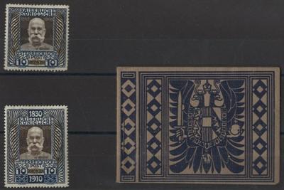 */**/(*)/gestempelt - Partie Österr. Monarchie u.a. mit 10K Ausg. 1908 und 1910 je *, - Stamps and postcards