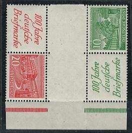 ** - Berlin Bautenzusammendruck - Briefmarken und Ansichtskarten