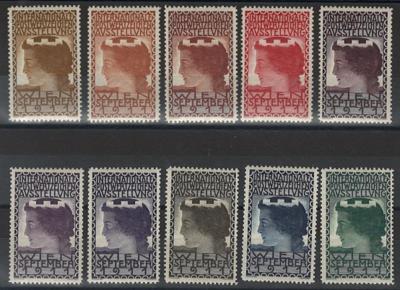 ** - Österr. 1911 - komplette serie - Stamps and postcards