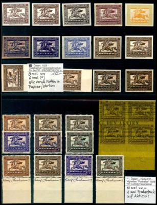 **/(*) - Partie Hesshaimer FIP - Verschlußmarken, - Briefmarken und Ansichtskarten