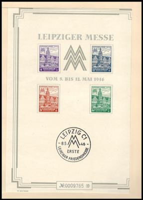 (*) - Sowjet. Zone West - Sachsen - Stamps and postcards