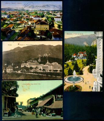 Poststück - Partie AK div. Europa u.a. Albanien - Rumänien - Schweden, - Briefmarken und Ansichtskarten