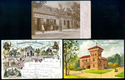 Poststück - Partie AK Wien u.a. mit Schüttelstr. - 2. Bundesturnfest 1926 - Hadersdorf etc., - Briefmarken und Ansichtskarten