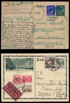 Poststück - Partie Poststücke Vorarlberg ab I. Rep., - Známky a pohlednice