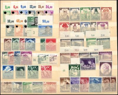**/*/gestempelt - Partie D.Reich mit etwas D. Bes. WK II, - Briefmarken und Ansichtskarten