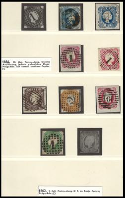 */gestempelt/Poststück - Sammlung Spanien und Portugal, - Briefmarken und Ansichtskarten
