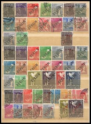 **/*/gestempelt - Sammlung Berlin ca, - Stamps and postcards