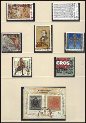 .gestempelt - Sammlung Österr. 2002/2016, - Stamps and postcards