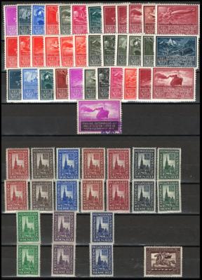 **/* - Österr. 1933 - 36 div. WIPA-Vignettenmarken - Francobolli e cartoline