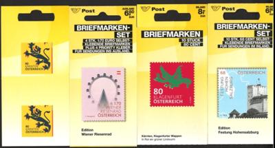 ** - Österr. - Partie EURO - NEUHEITEN (FRANKATURWARE) - alles selbstklebende Marken, - Briefmarken und Ansichtskarten