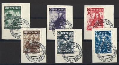 Briefstück - Österr. - Katholiken mit entsprechendem Sonderstempel auf 6 Briefstück, - Stamps and postcards