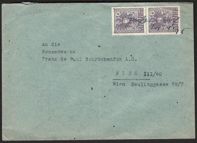 Poststück - Österr. 1945 - Handschriftliches - Známky a pohlednice