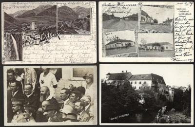 Poststück - Partie AK div. Österr. u.a. mit Landeck - Grieskirchen - Grafendorf, - Francobolli e cartoline