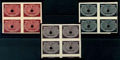 ** - D. Bes. WK II - Gen. Gouv. - Dienst Nr. 17FU, - Stamps and postcards