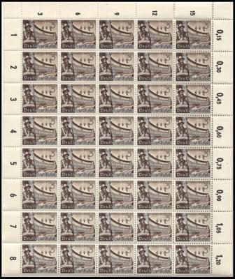 ** - D.Reich Nr. 739/42 (Leipziger - Briefmarken und Ansichtskarten